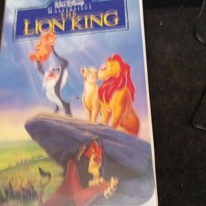 The lion king on VHS